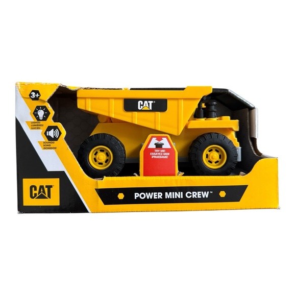 Caterpillar Other - CAT Power Mini Crew Dump Truck Toy Lights & Sounds‎ #82261 (2024 Funrise) NIB